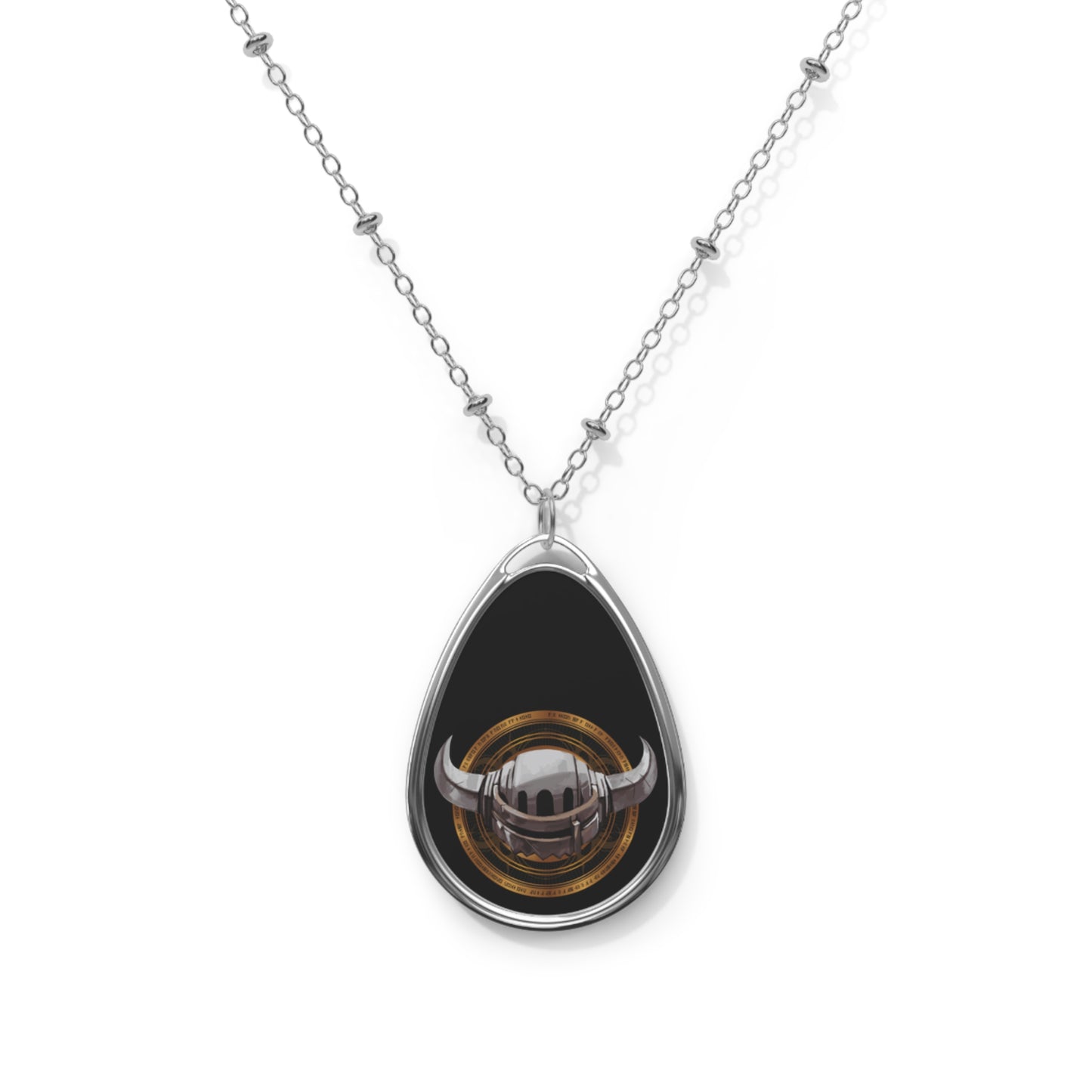 Magnus Helm Oval Necklace