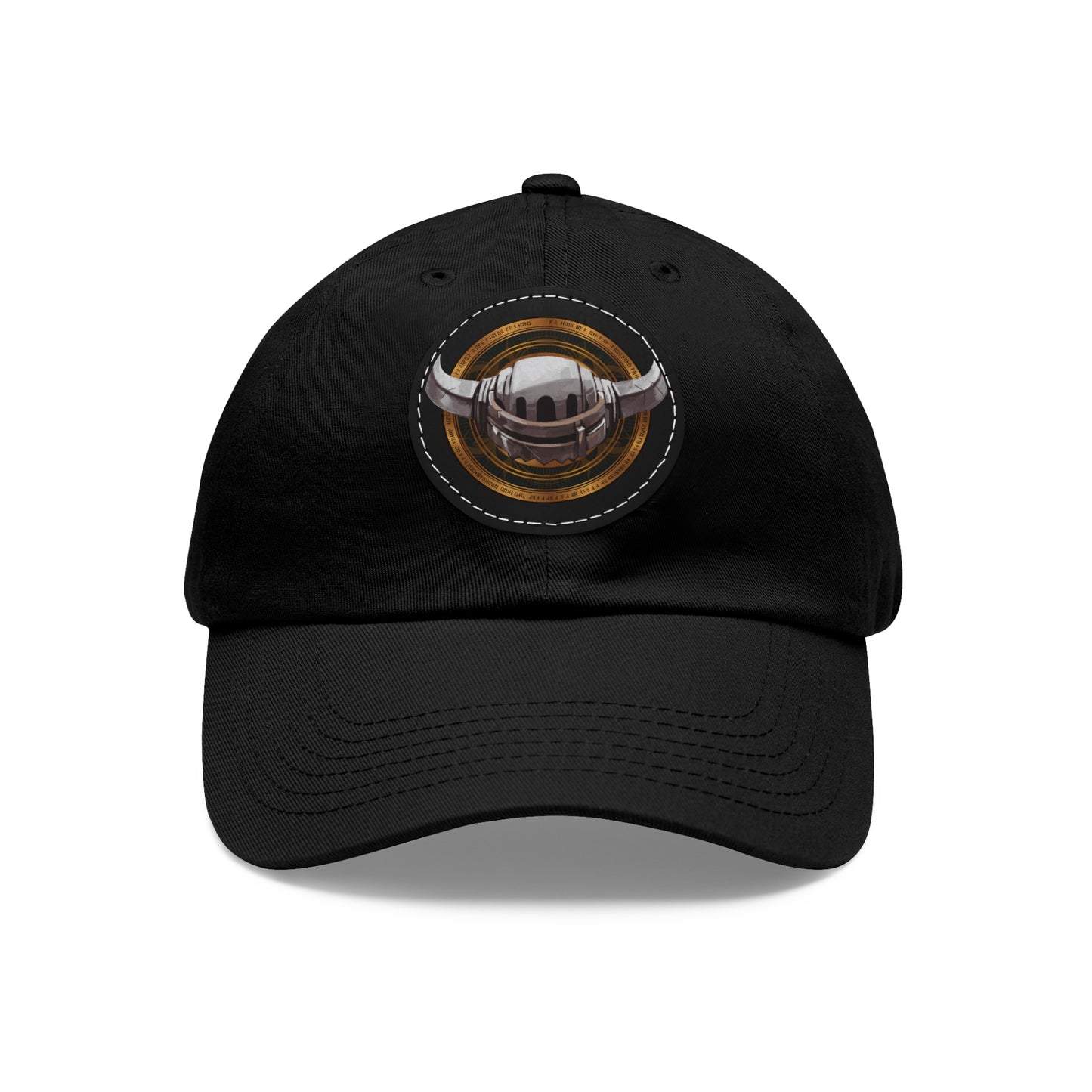 Everborn Helm Dad Hat with Leather Patch