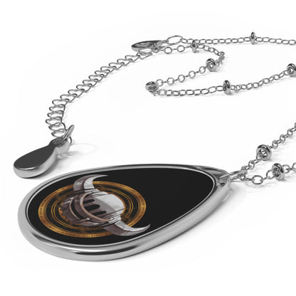 Magnus Helm Oval Necklace